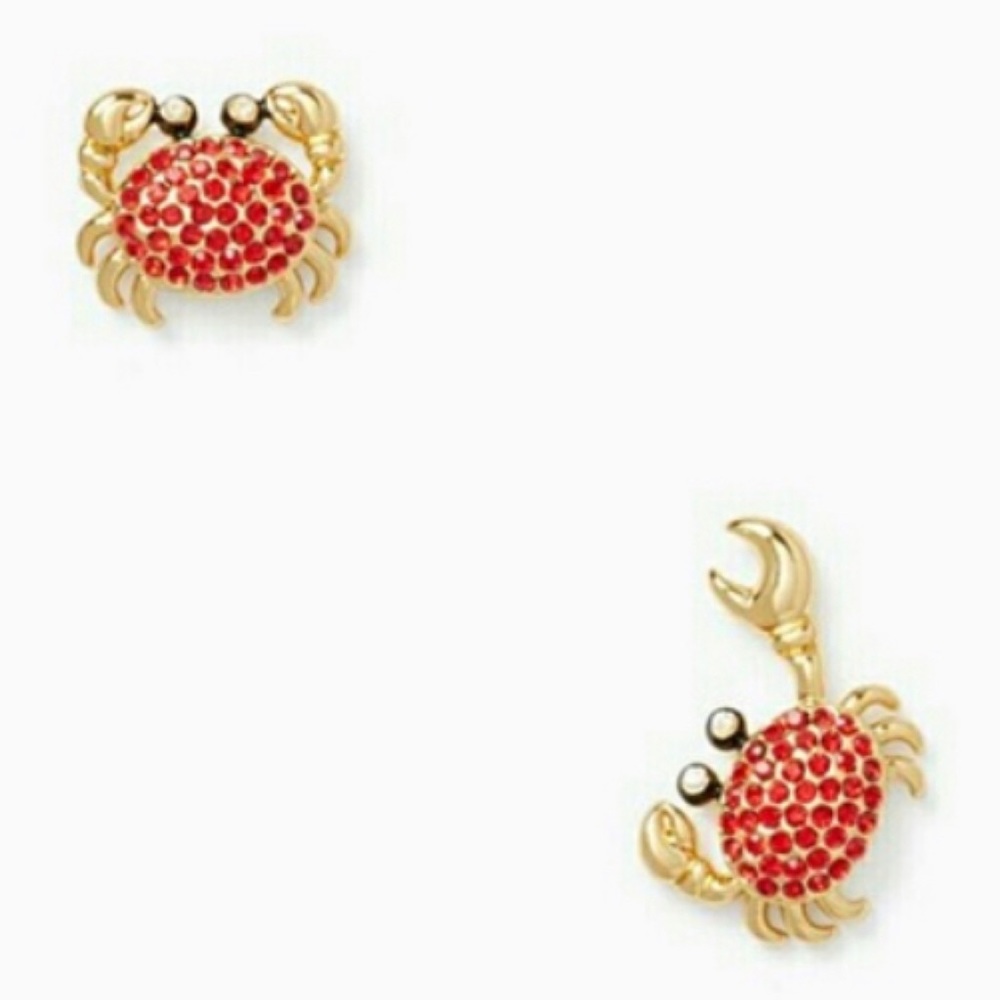 🆕 🦀 Kate Spade ♠️ New York Shore Thing Crab Earrings NWT New! - Picture 12 of 12